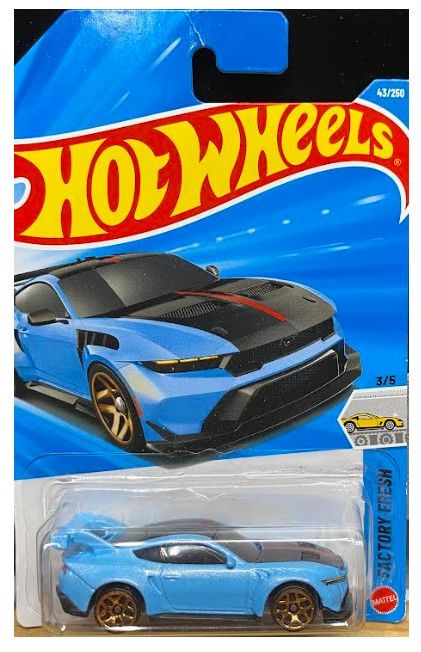 Hot Wheels / Ford Mustang GTD / Holographic Blue - 2026