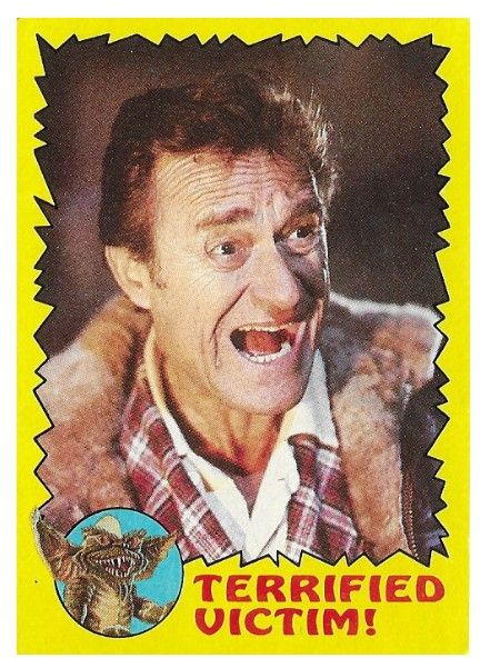 Gremlins / Terrified Victim! / Topps #48 / 1984