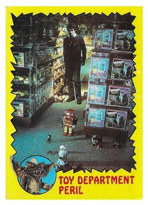 Gremlins / Toy Department Peril / Topps #64 / 1984