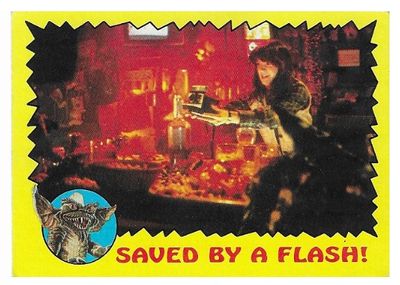 Gremlins / Saved By a Flash! / Topps #55 / 1984