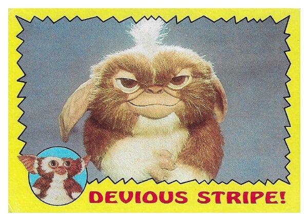 Gremlins / Devious Stripe! / Topps #23 / 1984