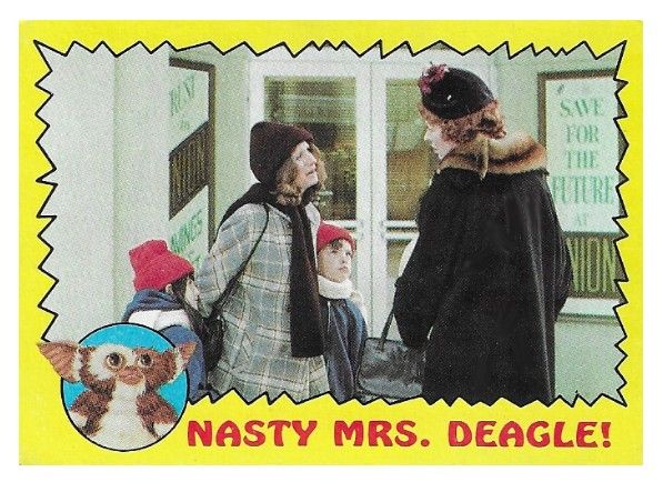 Gremlins / Nasty Mrs. Deagle! / Topps #9 / 1984