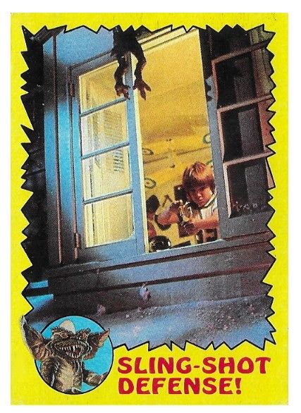 Gremlins / Sling-Shot Defense! / Topps #50 / 1984