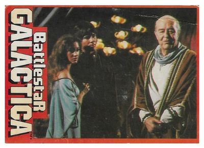 Battlestar Galactica / Sire Uri, Apollo + Serina / Wonder Bread #28 / 1978