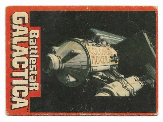 Battlestar Galactica / Colonial Movers Ship / Wonder Bread #17 / 1978