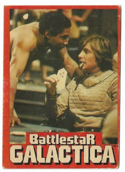 Battlestar Galactica / Starbuck Shows Boomer His Cards / Wonder Bread #22 / 1978