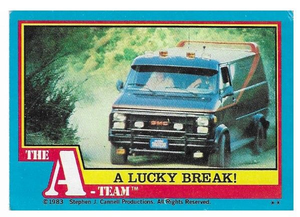 A-Team, The / A Lucky Break! / Topps #29 / 1983