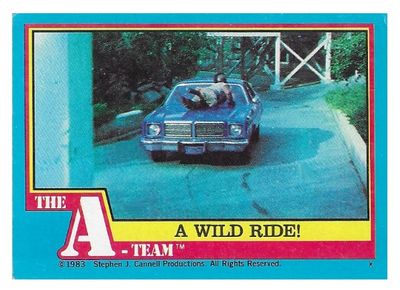 A-Team, The / A Wild Ride! / Topps #3 / 1983