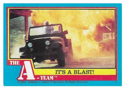 A-Team, The / It's a Blast! / Topps #60 / 1983
