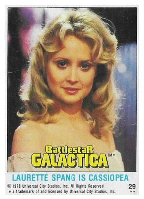 Battlestar Galactica / Laurette Spang is Cassiopea / Topps #29 / 1978