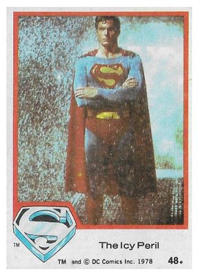 Superman: The Movie / The Icy Peril / 1978 / Topps #48