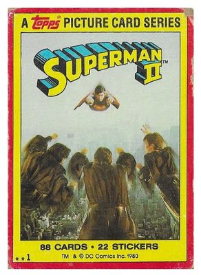 Superman II / Title Card / 1980 / Topps #1