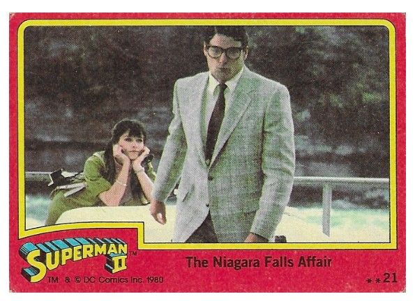 Superman II / The Niagra Falls Affair / 1980 / Topps #21
