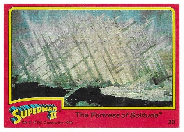 Superman II / The Fortress of Solitude / 1980 / Topps #20