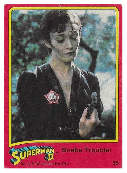 Superman II / Snake Trouble! / 1980 / Topps #35