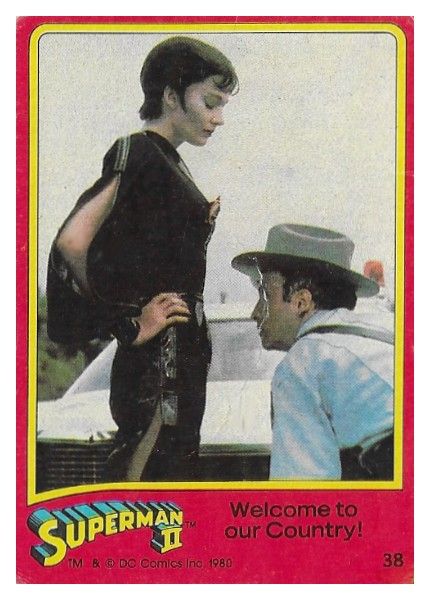 Superman II / Welcome to Our Country! / 1980 / Topps #38