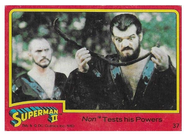 Superman II / Non Tests His Powers / 1980 / Topps #37