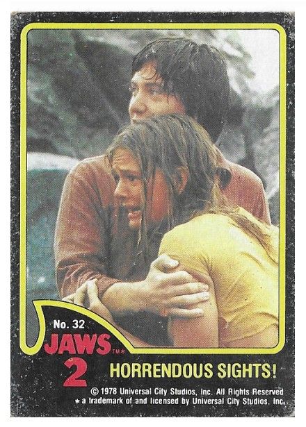 Jaws 2 / Horrendous Sights! / 1978 / Topps #32