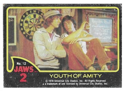 Jaws 2 / Youth of Amity / 1978 / Topps #12