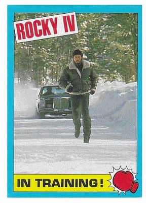 Rocky IV / In Training! / 1985 / Topps #28