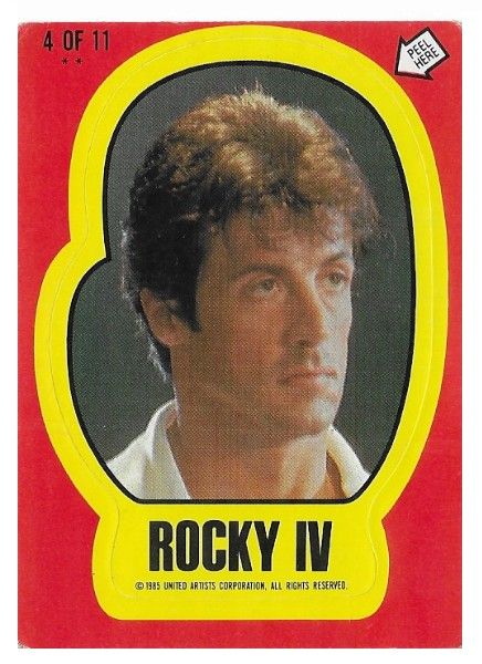 Rocky IV / Rocky Balboa / 1985 / Topps #4