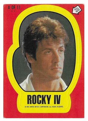 Rocky IV / Rocky Balboa / 1985 / Topps #4