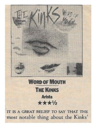 Kinks, The / Word of Mouth / 1985
