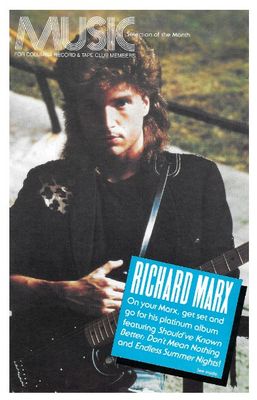 Music / Richard Marx: Selection of the Month / 1988