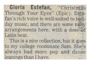 Estefan, Gloria / Christmas Through Your Eyes / 1993