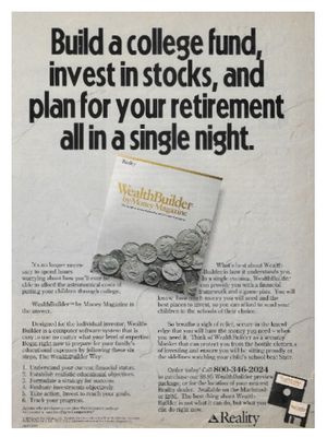 Reality / WealthBuilder by Money Magazine / 1990