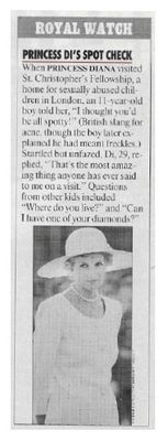 Princess Diana / Princess Di's Spot Check / 1990