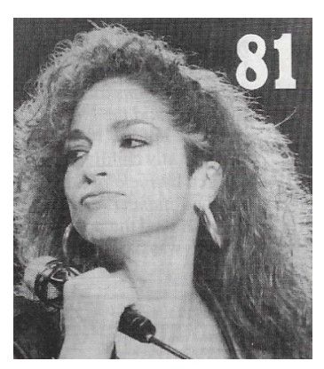 Estefan, Gloria / On Stage-Closeup-Looking to Her Right