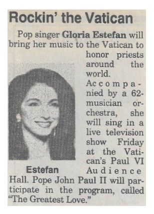 Estefan, Gloria / Rockin' the Vatican / 1995
