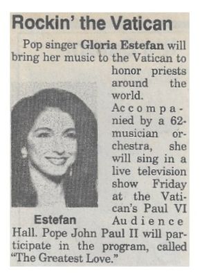 Estefan, Gloria / Rockin' the Vatican / 1995