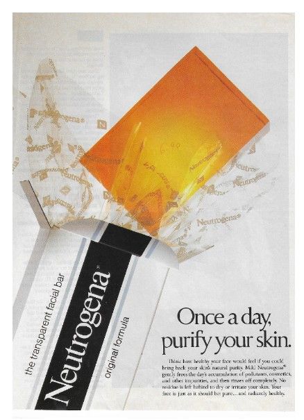 Neutrogena / Once a Day, Purify Your Skin / 1990