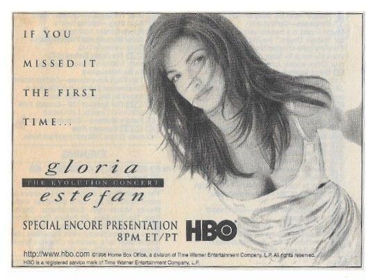 Estefan, Gloria / The Evolution Concert-HBO / 1996