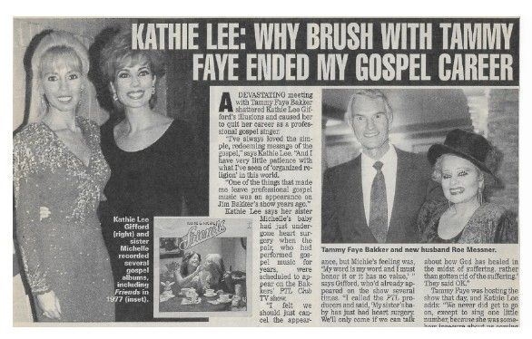 Gifford, Kathie Lee / Why Brush with Tammy Faye Ended My Gospel Career / 1995
