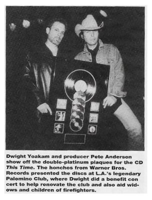 Yoakam, Dwight / Palomino Club-with Pete Anderson / 1995