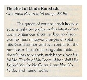 Ronstadt, Linda / The Best of Linda Ronstadt / 1981