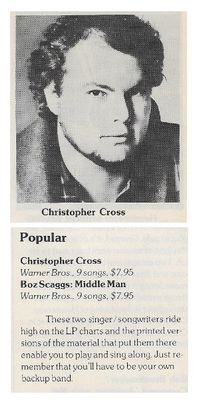 Cross, Christopher / Christopher Cross / 1981