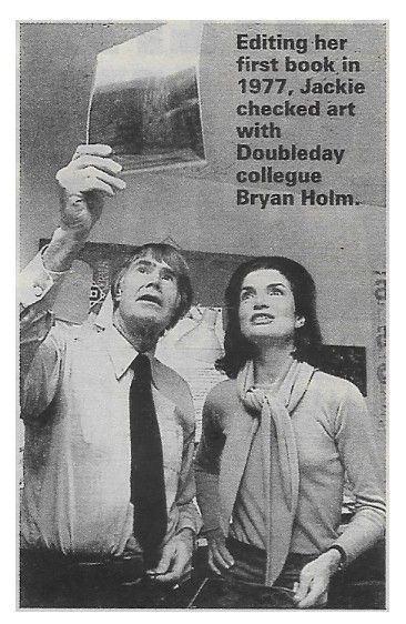 Kennedy, Jackie / Editing Her First Book / 1977
