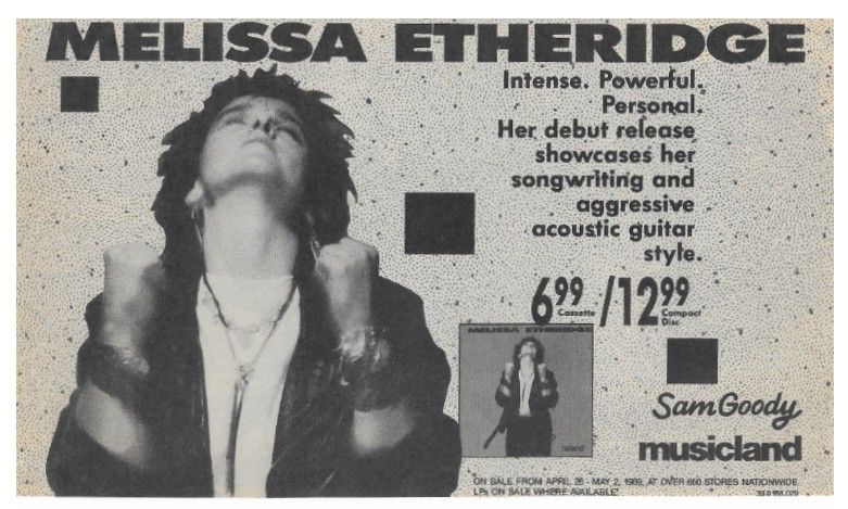 Etheridge, Melissa / Melissa Etheridge / 1989