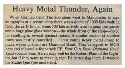 Scorpions / Heavy Metal Thunder, Again / 1983
