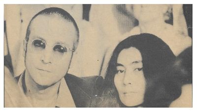 Lennon, John / Washington, DC--with Yoko Ono / June 1973