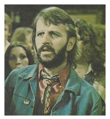 Starr, Ringo / Wearing Denim Jacket-Dark Pink Shirt / 1970s