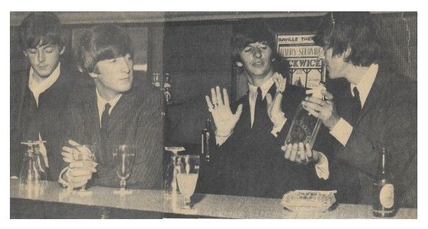 Beatles, The / London, UK--At the Bar / 1964