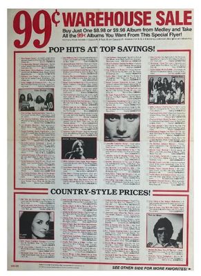 RCA Music Service / 99¢ Warehouse Sale / 1982