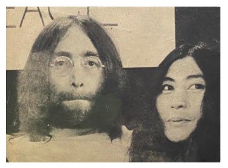 Lennon, John--Amsterdam, Holland--with Yoko Ono / 1969