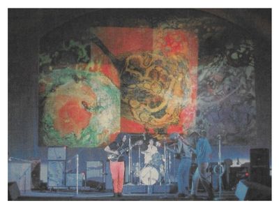 Grateful Dead / On Stage-Jerry at Left in Pink Pants / 1960s