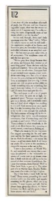 U2 / Rolling Stone Story / 10-1-92